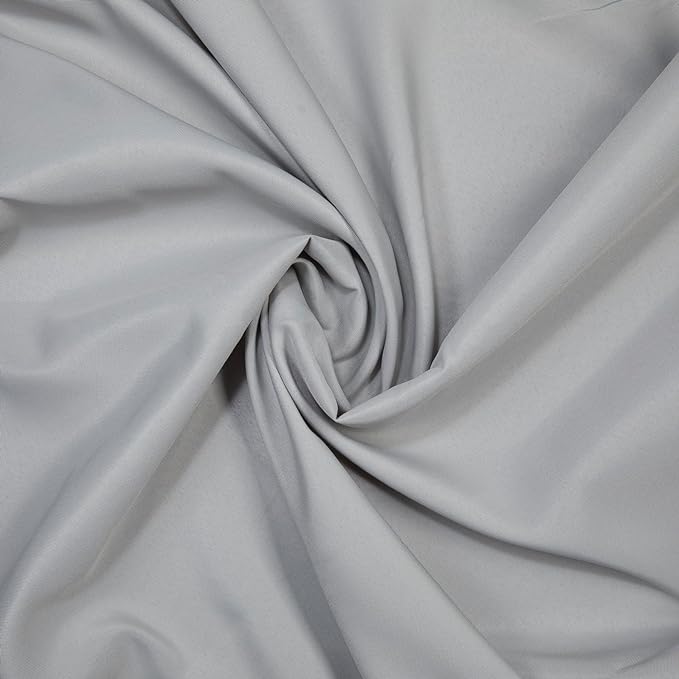 Gee Di Moda Square Tablecloth - 70 x 70 Inch Silver Table Cloth for Medium Square or Round Tables - Heavy Duty Washable Fabric - for Buffet Table, Holiday Party, Dinner, Wedding & Baby Shower