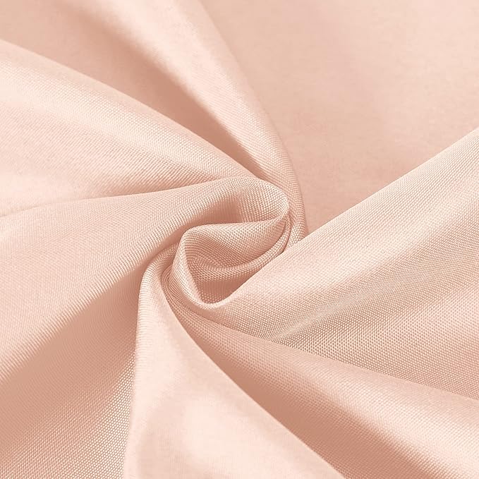 Cupuamon Square Tablecloth 70x70 inch Washable Polyester Fabric Table Cloth for Wedding Party Dining Banquet Decoration（70x70,Dusty Pink）