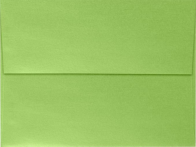 LUXPaper A7 Invitation Envelopes | Peel & Press | 5 1/4" x 7 1/4" | Fairway Metallic | 80lb. Text | 250 Qty