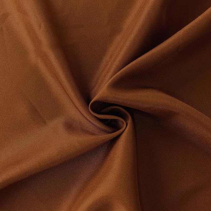 Efavormart 70" Square Linens Cinnamon Brown Wholesale Linens Polyester Square Linen Tablecloth for Wedding Banquet Party Restaurant