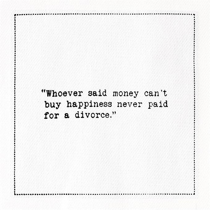 FIVE STAR NAPKINS Divorce Quotes, White Cotton Cocktail Napkins, Beverage Napkins, Bar Napkins, Cloth Napkins, Party Napkins, Events, Holidays, Weddings, Birthdays, Disposable, 4.5'' x 4.5''- (50x)