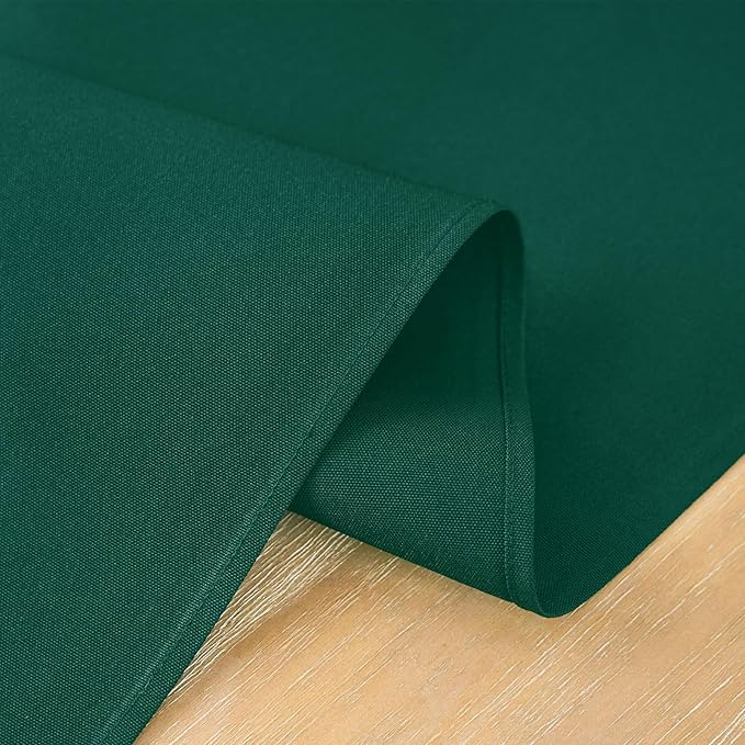 2 Pack Green Small Short Table Runner 12 x 48 Inch Solid Color Runners Coffee Table Dresser for Daily Party Home Decoration