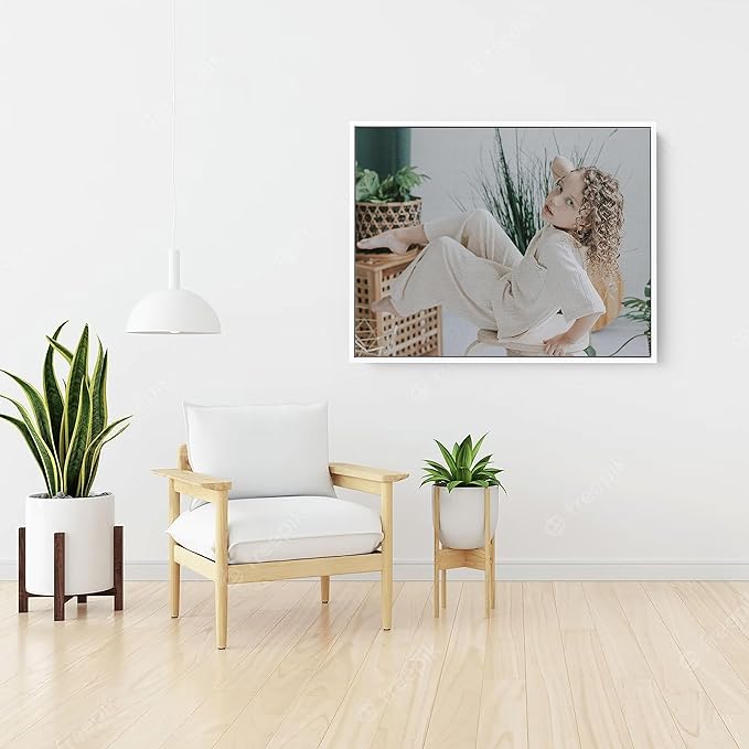 Personalized Custom Canvas Prints: Photo On Canvas (White, 16x20) Transform Your Photos into Stunning Framed Wall Art Digitally Printed Photo To Canvas Ideal for Home Decor, Gifts Keepsakes.
