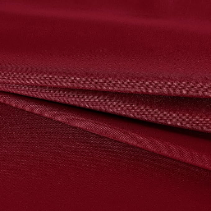 Fitable Square Tablecloth 54x54 inch Tablecloth Stain and Wrinkle Resistant Washable Polyester Table Cloth for Buffet Parties and Camping, Red