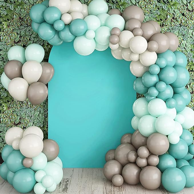 Wedding Arch Cover 4FT 5FT 6FT Arch Backdrop Cover Spandex Fitted Arch Cover for Round Top Chiara Backdrop Stand Covers for Wedding Birthday Party Baby Shower Banquet Ceremony Decoration