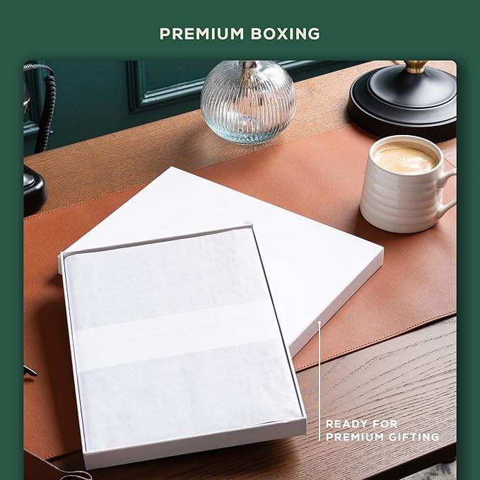 Beechmore Books A4 Sketchbook – 8.5x11 Premium Vegan Leather Bound Large Sketch Book Hardcover with 156 Thick 160gsm Perforated Ivory Pages, Blank Sketch Pad, Gift Boxed, Back Pocket, Ribbon Bookmark