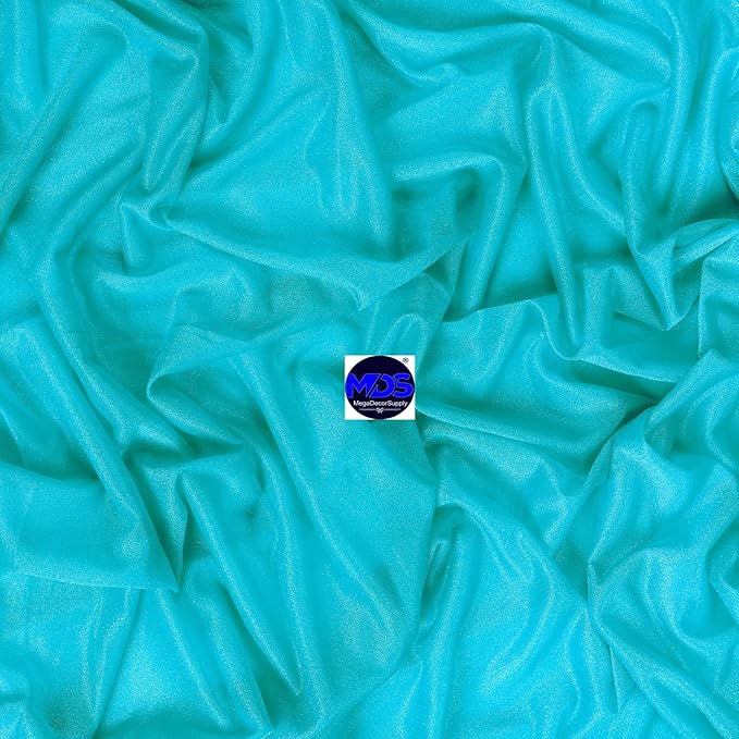 MDS Halloween Chiffon Table Runner - 12 Pack, 29 x 170 Inches, 14ft Each - Sheer Spooky Table Runners for Haunted House Parties, Trick-or-Treat Tables, Witchy Décor, Wedding & Events - Peacock Blue