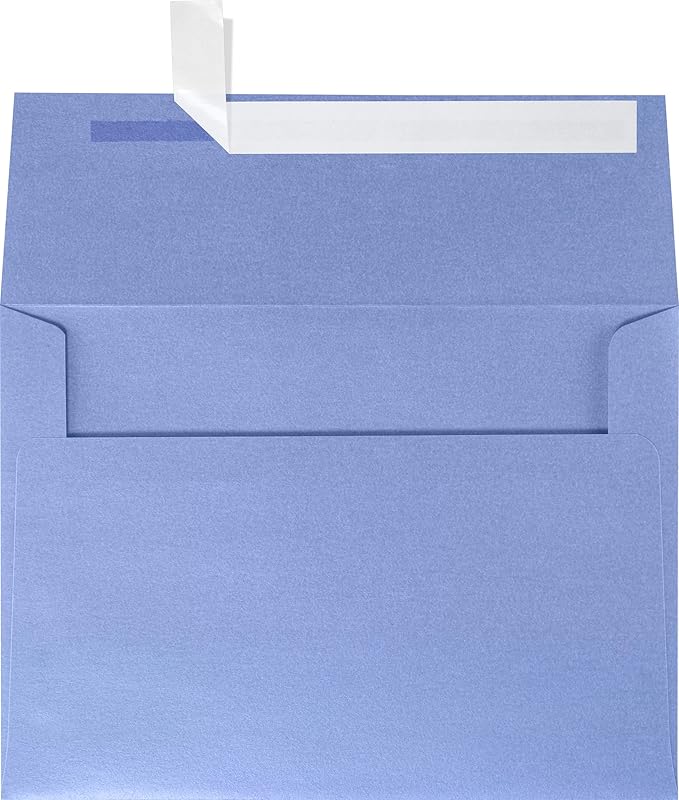 LUXPaper A7 Invitation Envelopes | Peel & Press | 5 1/4" x 7 1/4" | Vista Metallic | 80lb. Text | 250 Qty