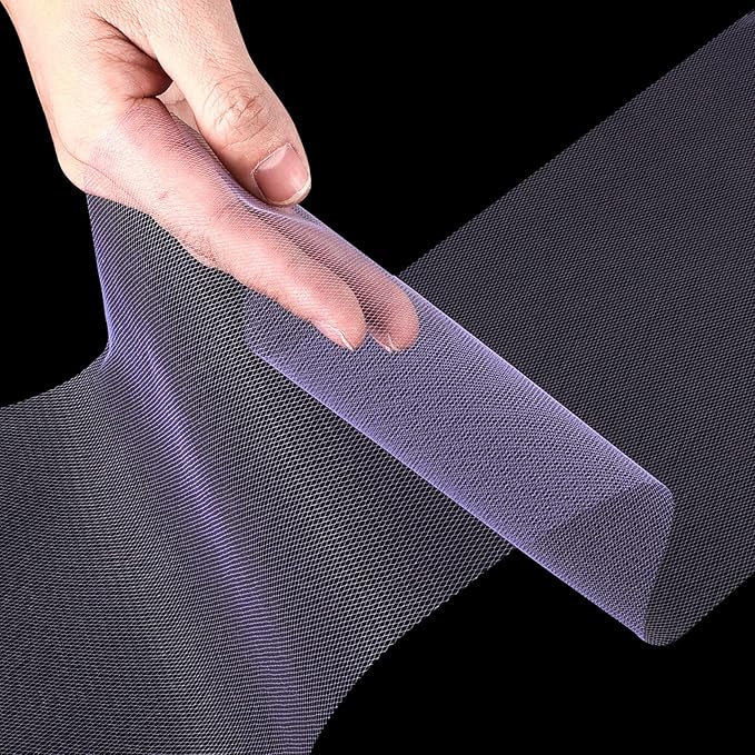 Tulle Fabric Roll, 6” by 200 Yards (600FT) Tulle Organza Fabric Spool for DIY Tutu Skirt Baby Shower Decor Wedding Backdrop Crafts Birthday Party Supplies (Lavendar)