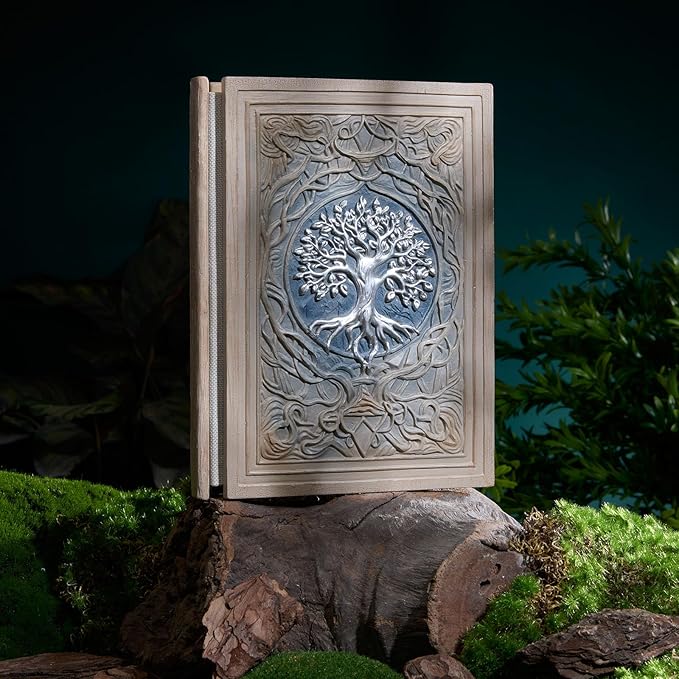 3D Embossed Tree of Life Notebook - Celtic Style Journal with Retro Mythology Design, Hardcover Blank Pages sketchbook (100 sheets/200 pages). Perfect for Writing & Drawing, Desktop Decoration, office supplies,school supplies,Collectible Item. Ideal as...