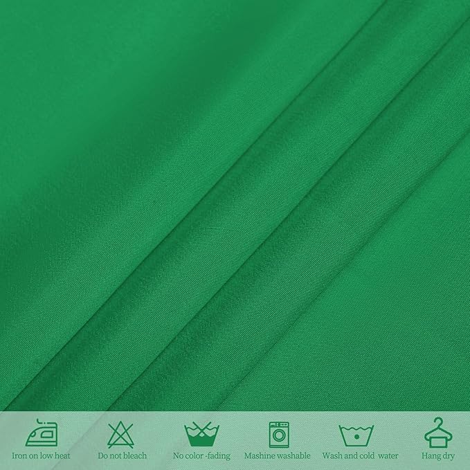 6 Pack Green Tablecloths for 6ft Rectangle Tables 60 x 102 Inch - Polyester Table Cover Stain and Wrinkle Resistant Washable Fabric Table Clothes for Wedding Party Banquet Reception Restaurant