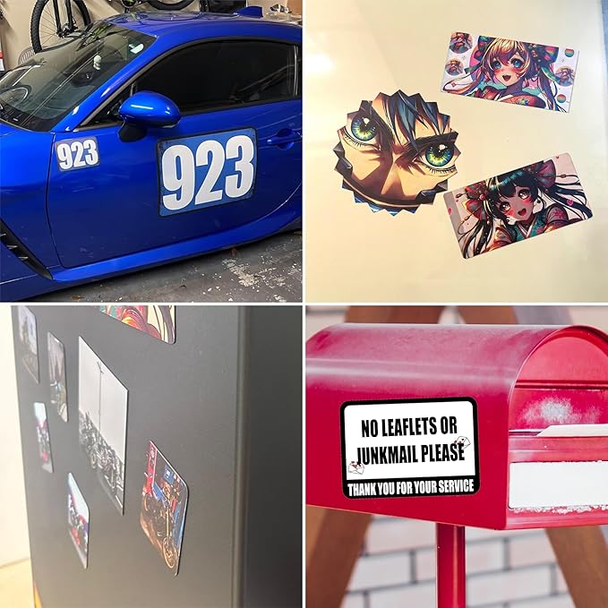 KETABAO – 6" Add Your Image Custom Square Photo Magnets - Photo Fridge, Storage Cabinet and Car Decoration Magnets