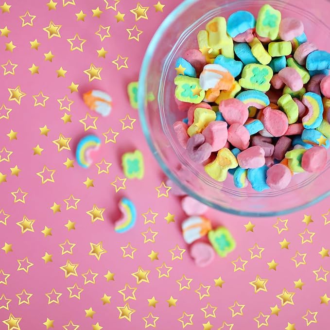 Confetti Star Sequins Table Metallic Foil Sprinkles or DIY Birthday Wedding Engagemetn Christamas New Year Theme Party Celebrations Favor Party Supplies(Golden,2 SIZE)