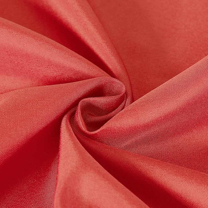 Cupuamon Square Tablecloth 90x90 inch Washable Polyester Fabric Table Cloth for Wedding Party Dining Banquet Decoration（90x90,Red）