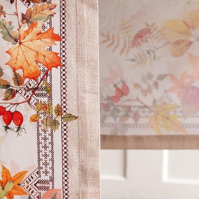 Maison d' Hermine Table Runner 100% Cotton Single Layer Table Runners 108 inches Long for Thanksgiving Christmas Decorations Home Kitchen Dining Party Wedding (Amarante, 14.5" x 108")