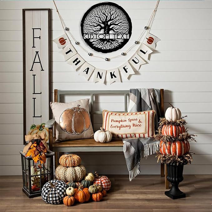 Personalized Tree of Life Metal Sign Wall Art Decor, Custom Wedding Gifts for Couples, Custom Family Name Sign, Christmas Valentine's Day Housewarming Gifts