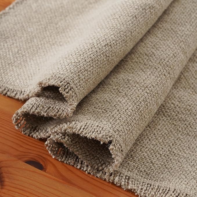 100% Pure Linen Table Runner 106 Inches Long-Super Thick Noble 14 x 106 Inch Cloth Dining Table Runner for Wedding, Parties, Everyday, Holidays