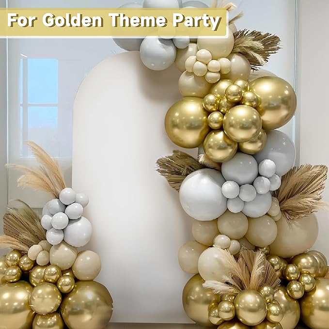 Hemmotop 6.6 ft White Arch Backdrop Cover (No Arch Stand), Spandex Arch Covers Stretchy Backdrop for Party, Wedding, Birthday, Baby Shower, Non-See Through, Reusable for Balloon Arches