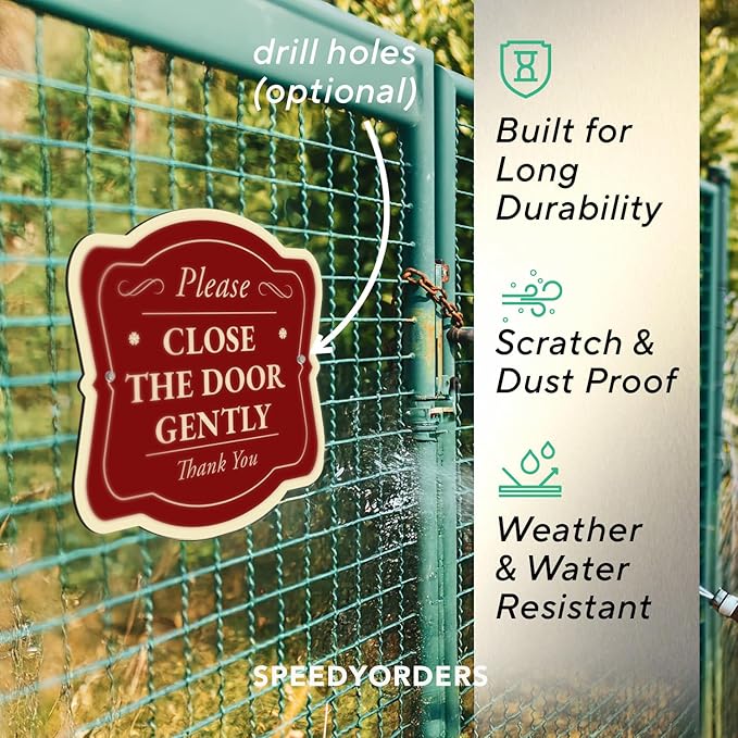 Custom Outdoor Aluminum Sign, Decorative Driveway Sign, Waterproof, 24x24 Red Brick Design