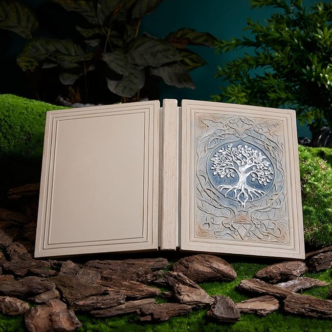 3D Embossed Tree of Life Notebook - Celtic Style Journal with Retro Mythology Design, Hardcover Blank Pages sketchbook (100 sheets/200 pages). Perfect for Writing & Drawing, Desktop Decoration, school supplies, office supplies, Collectible Item. Ideal ...