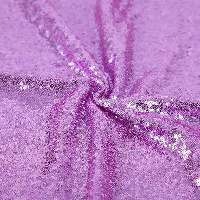 JYFLZQ Lavender Sequin Backdrop Curtains 7ft x 7ft 1 Panel Glitter Photo Booth Backdrops Sparkly Photography Background Drapes for Parties Wedding Bridal Showers