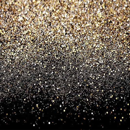 SJOLOON Black and Gold Backdrop Gold Spots Backdrop Vinyl Photography Backdrop Vintage Background for Family Birthday Party Newborn Studio Props 11547(10x10FT)