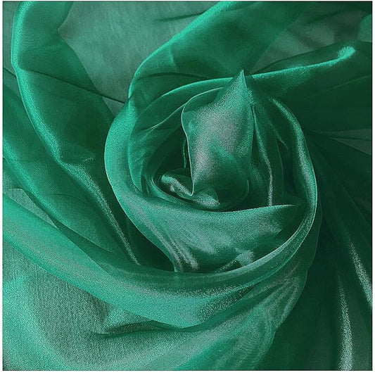 MDS Pack of 200 PCS Organza Chair Sashes Wider Dining Chair Bows Ribbon Tie Back for Wedding Party Birthday Bridal Shower Reception Event Banquet Home Chair Cover Decoration - Emerald Green
