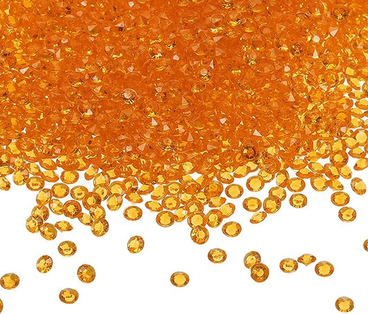 PATIKIL 10000 Pcs Wedding Table Scatter Confetti Crystals 4.5mm Acrylic Diamonds Vase Fillers Gems for Table Centerpiece Decorations Party Vase Beads, Light Brown