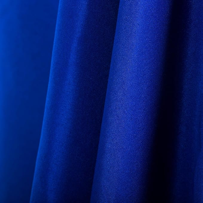 Ascoza 2pack 60x102 Inch Royal Blue Rectangular Tablecloth 6 Feet Table Cloth in Polyester Fabric for Wedding/Banquet/Restaurant/Parties