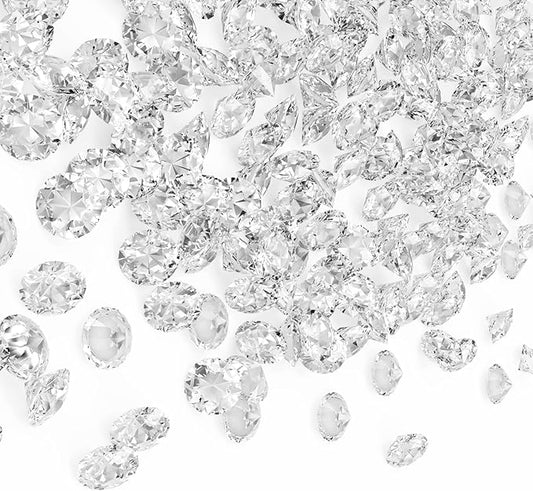 Fake Diamond, 3000PCS 8mm Clear Acrylic Diamonds Crystals Gems for Vase Fillers,Table Scatter, Party Favor, Wedding Decoration, Photography Props, DIY Crafts-8mm