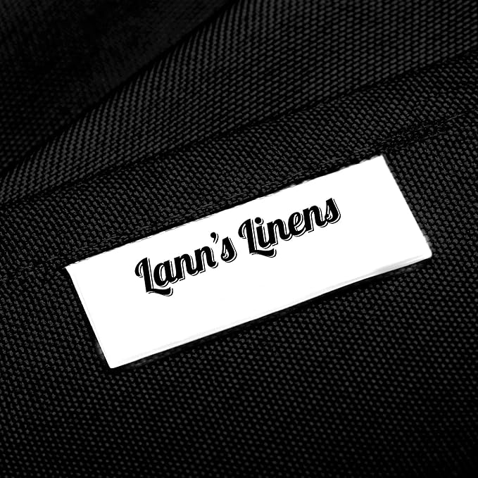 Lann's Linens - 10 Premium 108" Round Tablecloths for Wedding/Banquet/Restaurant - Polyester Fabric Table Cloths - Black