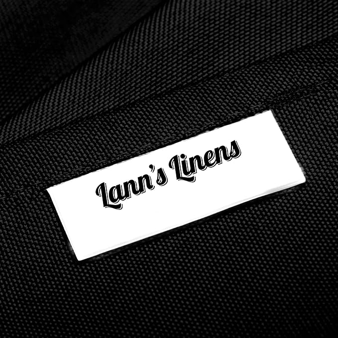 Lann's Linens - 10 Premium 120" Round Tablecloths for Wedding/Banquet/Restaurant - Polyester Fabric Table Cloths - Black
