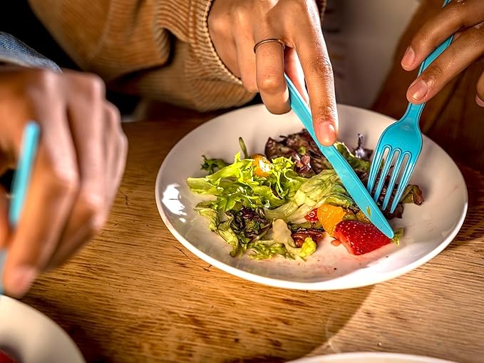 phade 100% Compostable Knives – BPI Certified Sustainable PHA Flatware, 750 Unwrapped Bulk Count, 7.1 Inch Eco-Friendly Disposable Utensils for Home, Events, Catering – Made in USA