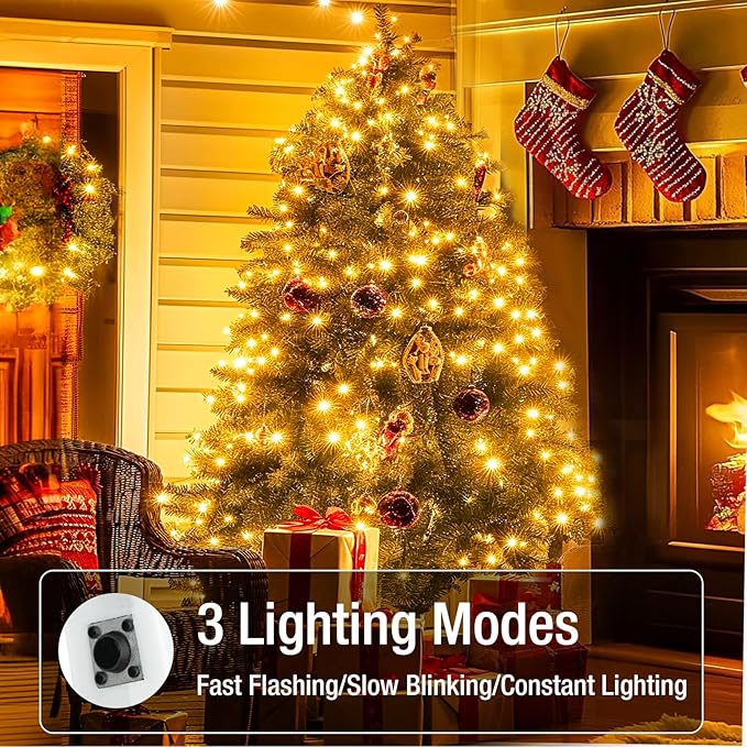 50 Pack Fairy Lights Battery Operated - 7ft 20 Led Twinkle Lights 3 Modes, Bulk Mini String Lights Waterproof for Mason Jars Vases DIY Party Wedding Decoration Christmas -Warm White