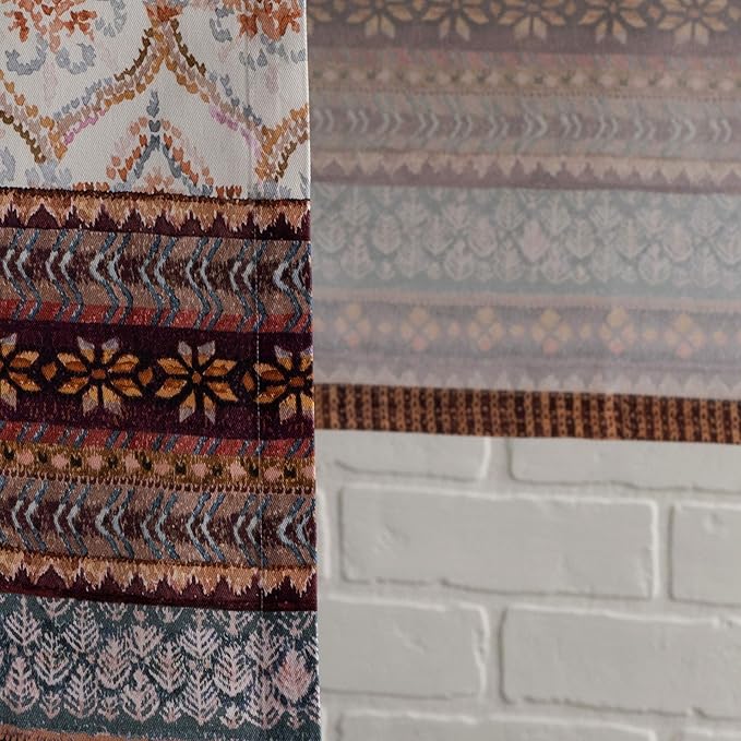 Maison d' Hermine Table Runner 100% Cotton Single Layer Table Runners 48 inches Long for Thanksgiving Christmas Decorations Home Kitchen Dining Party Wedding (Fair Isle, 14.5" x 48")