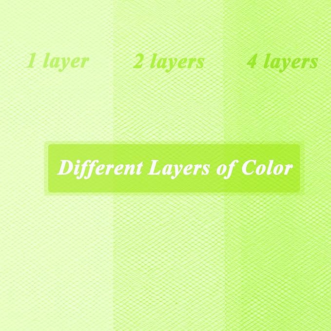 Lime Green Tulle Fabric Roll 6”by 100 Yards (300 ft) Soft Tulle Spool for DIY Crafting Favor Supplies, Tutus, Wedding, Party Decorations, Gift Wrapping