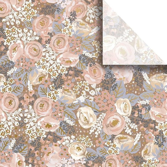 Colors of Rainbow - Bouquet - 12 Sheets, 20 inch X 29 inch - Italian Print Tissue Paper for Decoupage Gift Basket Gift Bag Party Crafts (Bouquet)
