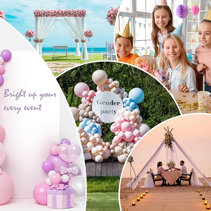 LEBENGURU Upgraded 6FT Wedding Arch Cover, White Spandex Fitted Arch Backdrop Cover, Round Top Chiara Stand Covers for Birthday Party Baby Shower Banquet Balloon Décor