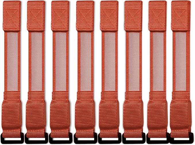 M.best 8pcs LED Light Up Bracelets Glow Flashing Wristbands Glow in The Dark Party Supplies for Wedding, Raves, Concert, Camping,Sporting Events, Party Orange