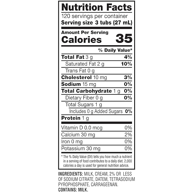 Nestle Carnation Coffee Creamer Half and Half, Made with Real Dairy, 0.304 fl oz Tubs (Pack of 360)