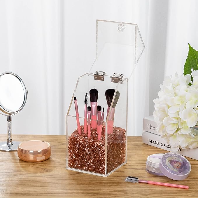 Vase Fillers for Centerpieces Home Deco,8700 Pieces Rose Gold Diamond Table Confetti,Fake Plastic Gems for Bridal Shower,Wedding & Party Decorations