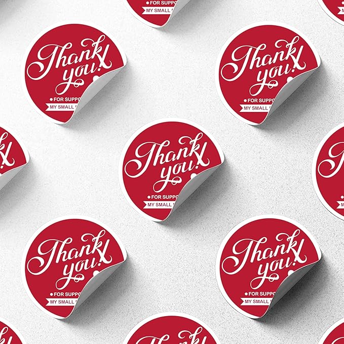 Custom Logo Stickers for Business, Personalised Logo Labels - Any Shape, Waterproof Vinyl Perfect for Branding & Packaging
