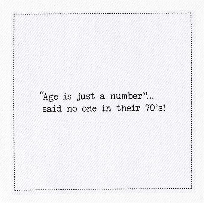 Five Star Napkins 70th Birthday Quotes White Cotton Cocktail Napkins, Beverage Napkins, Bar Napkins, Cloth Napkins, Party Napkins, Events, Holidays, Weddings, Birthdays, Disposable, 4.5" x 4.5"- (50x)
