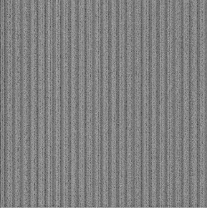 Ottomanson 2' x 8' Hallway Runner with Scraper Pile - Extra Durable Non-Slip Rug Mat for Indoor & Outdoor Use - Ideal for Kitchen, Entryway, Patio & Garage - High-Traffic Carpet, Gray