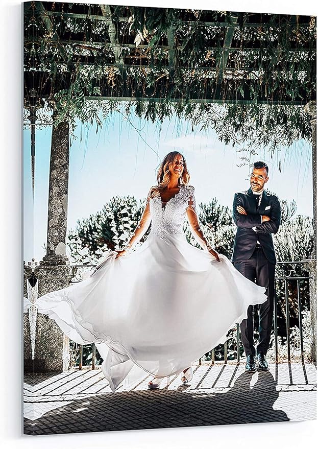Personalized Custom Canvas Prints: Photo On Canvas (Framed Canvas, 16X24) Transform Your Photos into Stunning Framed Wall Art Digitally Printed Photo To Canvas Ideal for Home Decor