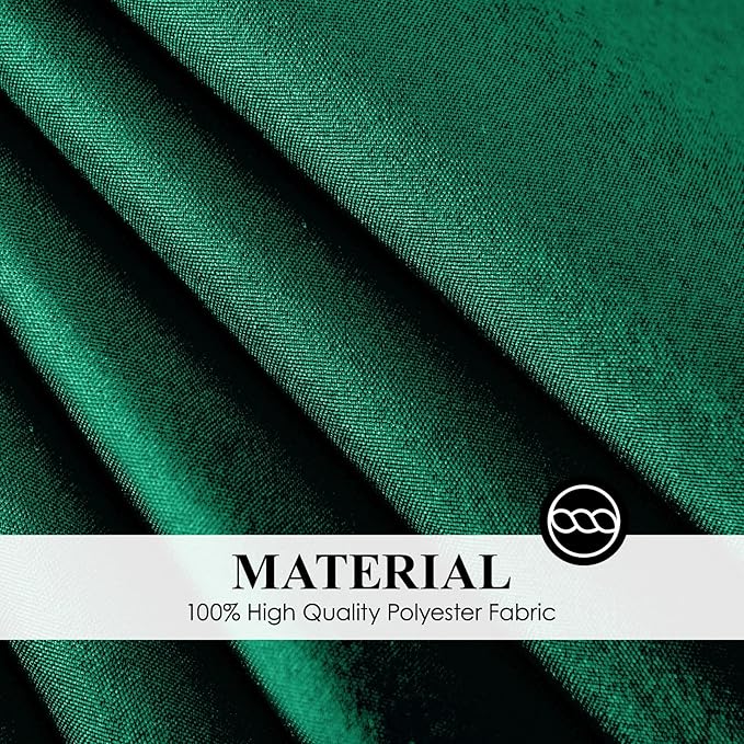 Round Tablecloth 120 Inch 2 Pack Dark Green Tablecloths Washable Decorative Linen Polyester Table Clothes Cover for Dining Table Banquets Buffet Parties and Wedding