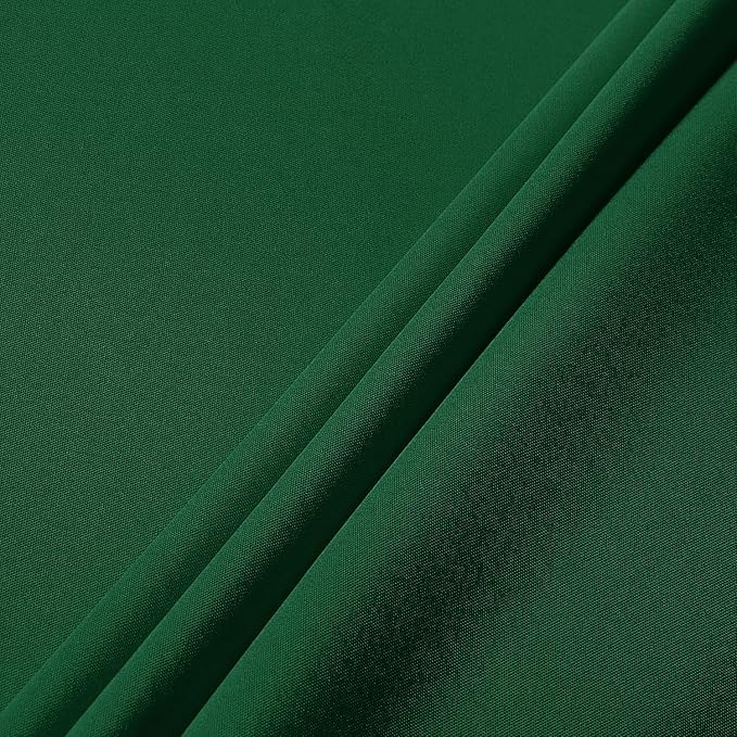 sancua Round Tablecloth - 70 Inch - Water Resistant Spill Proof Washable Polyester Table Cloth Decorative Fabric Table Cover for Dining Tables, Buffet Parties and Camping, Hunter Green