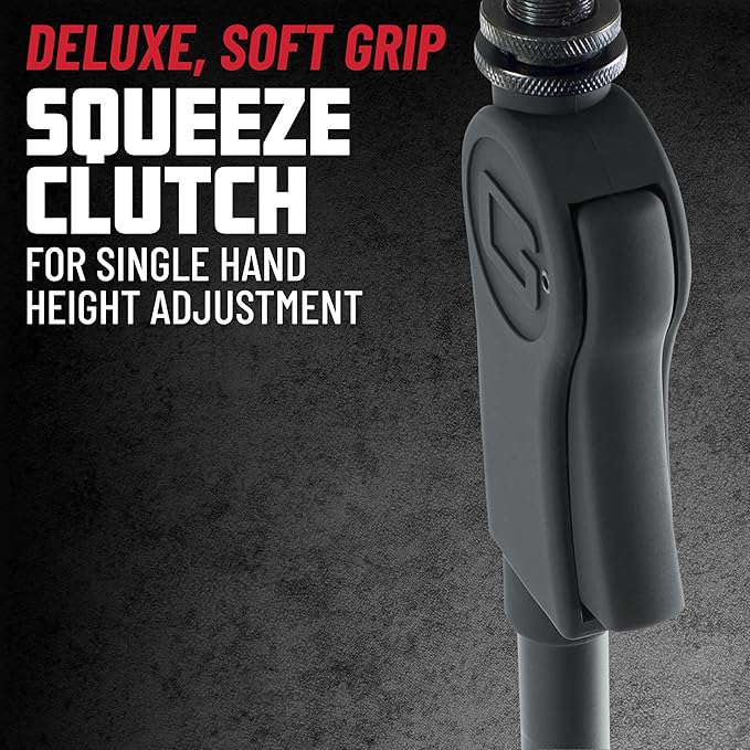 Gator Frameworks Deluxe Tripod Microphone Stand with Clutch Height Adjustment (GFW-MIC-2100)
