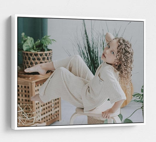 Personalized Custom Canvas Prints: Photo On Canvas (White, 8x10) Transform Your Photos into Stunning Framed Wall Art Digitally Printed Photo To Canvas Ideal for Home Decor, Gifts Keepsakes.