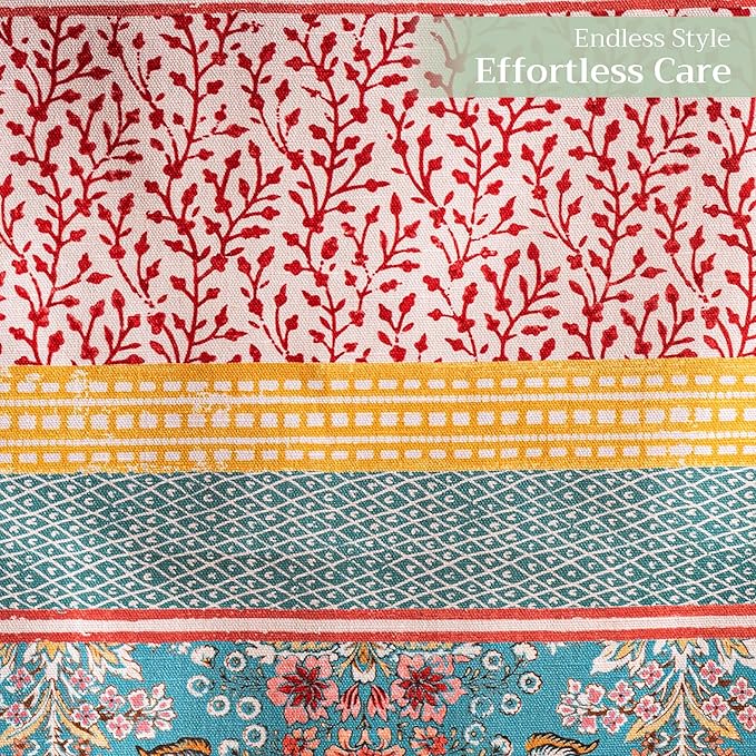 Maison d' Hermine Table runner 100% Cotton Double Layer Table Runners 108 inches long Decorative for Home Kitchen Dining Party Baby Shower Wedding Bridal Shower Spring Summer (Marquise, 14.50" x 108")